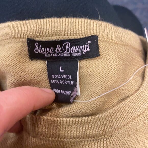 Steve & Barry’s Tan Sleeveless wool top sz. L NWT - Picture 3 of 3